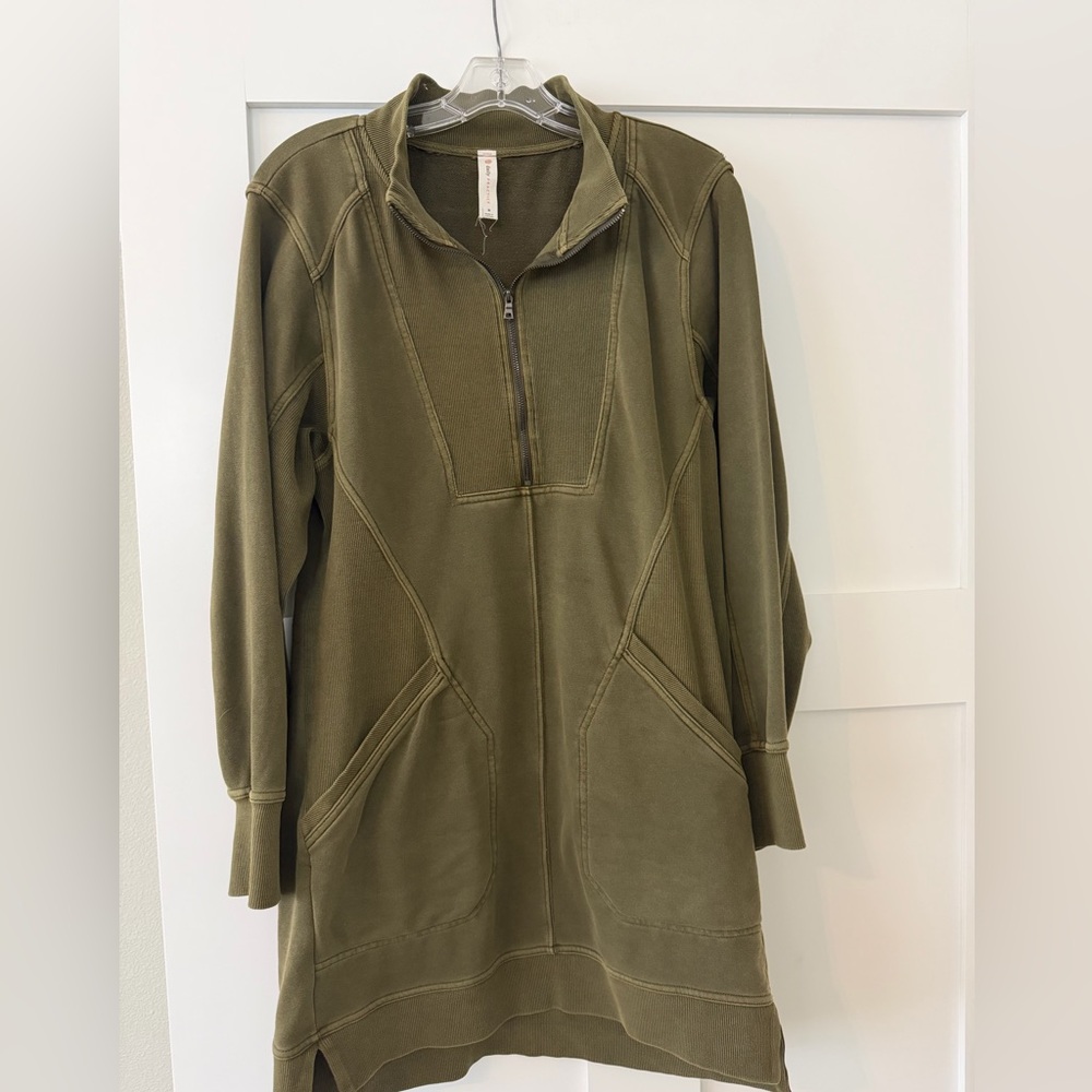 DAILY PRACTICE BY ANTHROPOLOGIE long sleeve log sweatshirt/dress